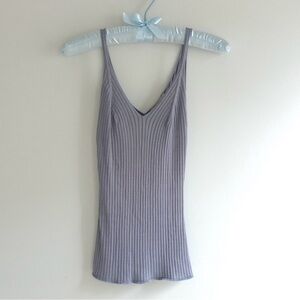 H&M Light Blue Body Contouring Top